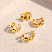 Chubby Twisted Hoops