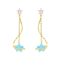 Bubble Star Drop Earring