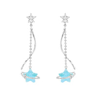 Bubble Star Drop Earring