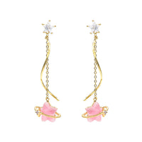 Bubble Star Drop Earring