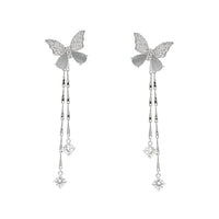 Butterfly Link Drop Earrings