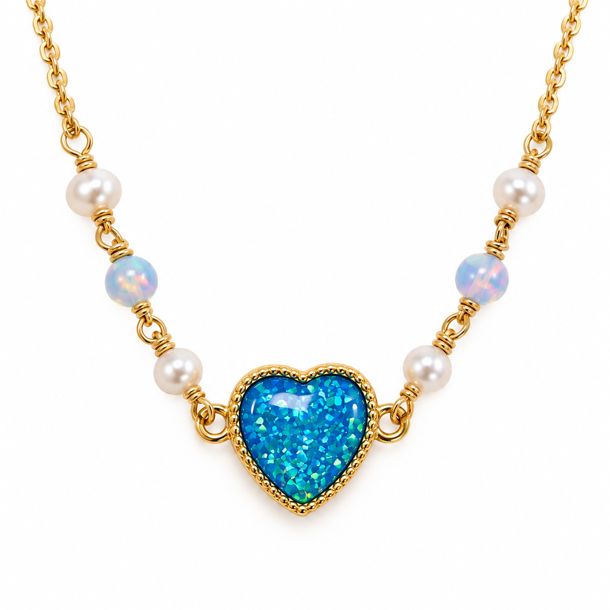Double-Sided Mermaid Heart Bracelet/Anklet