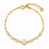 Cat Morganite Bracelet/Anklet