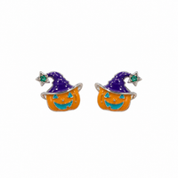 Witchy Pumpkin Earrings