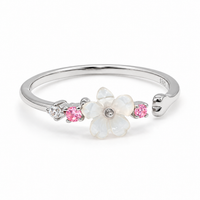 White Flower Ring