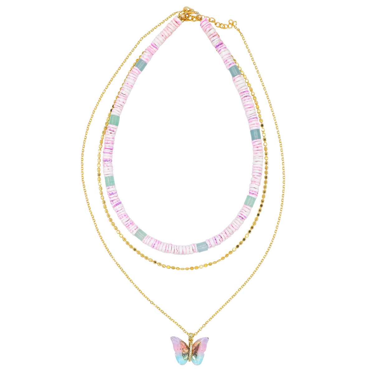Flutter Fantasy Layer Necklace