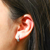 Bevel Hoop Earrings