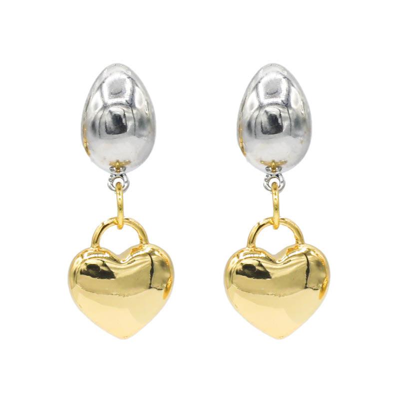 Heart & Stone Earrings