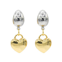 Heart & Stone Earrings