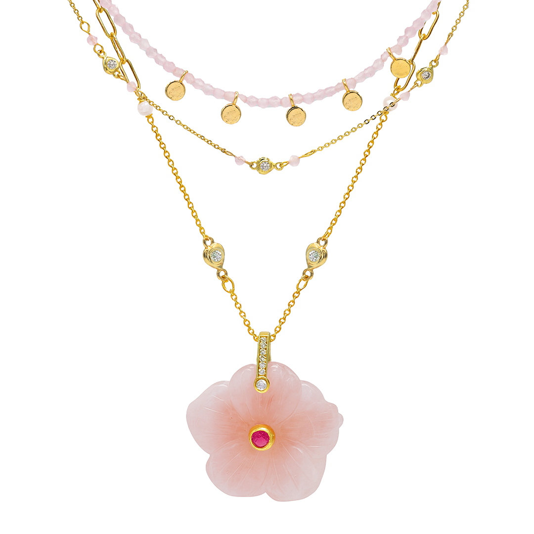 Garden Bloom Layer Necklace