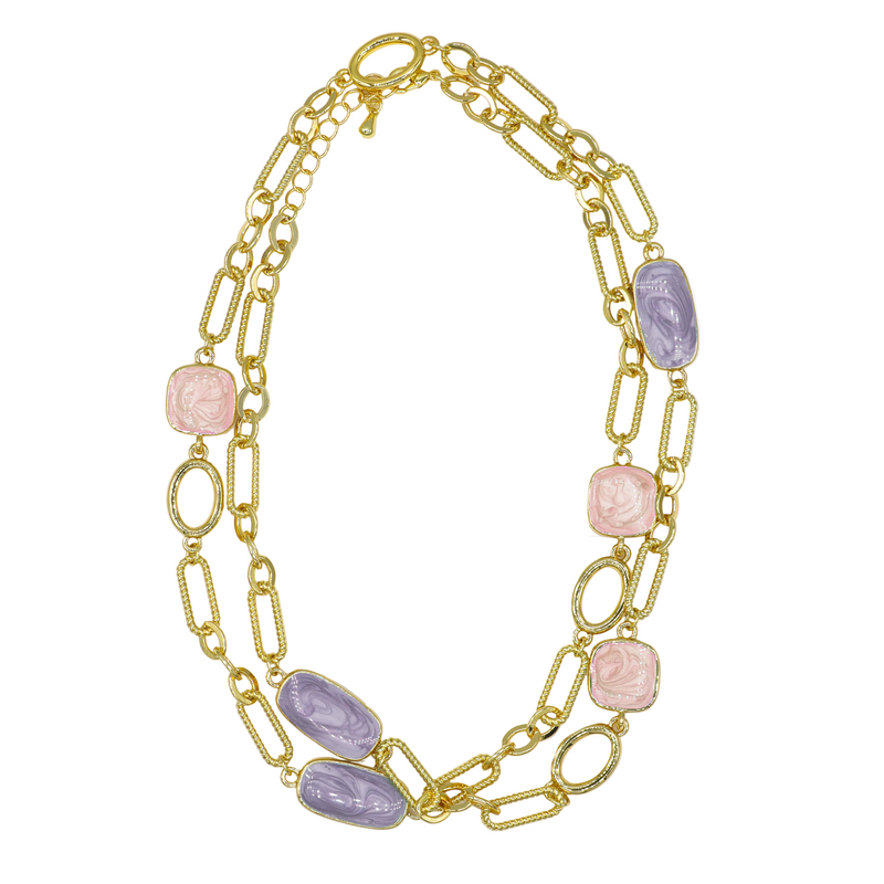 Tiles of Teal Necklace