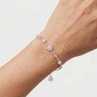 Moonlit Sakura Charm Bracelet
