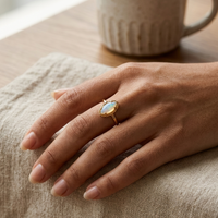 Mirror Opal Ring