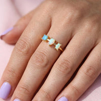 Opal Pop Trio Ring