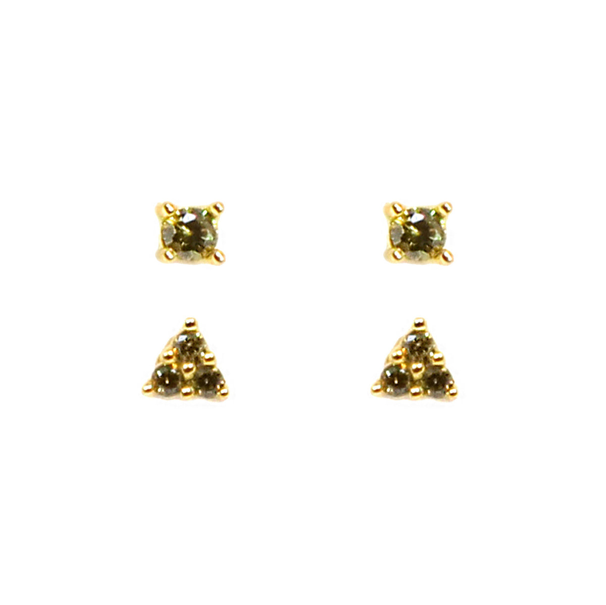 Teeny Gem Earrings Set