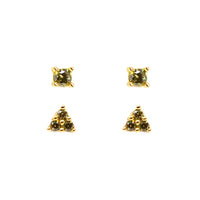 Teeny Gem Earrings Set