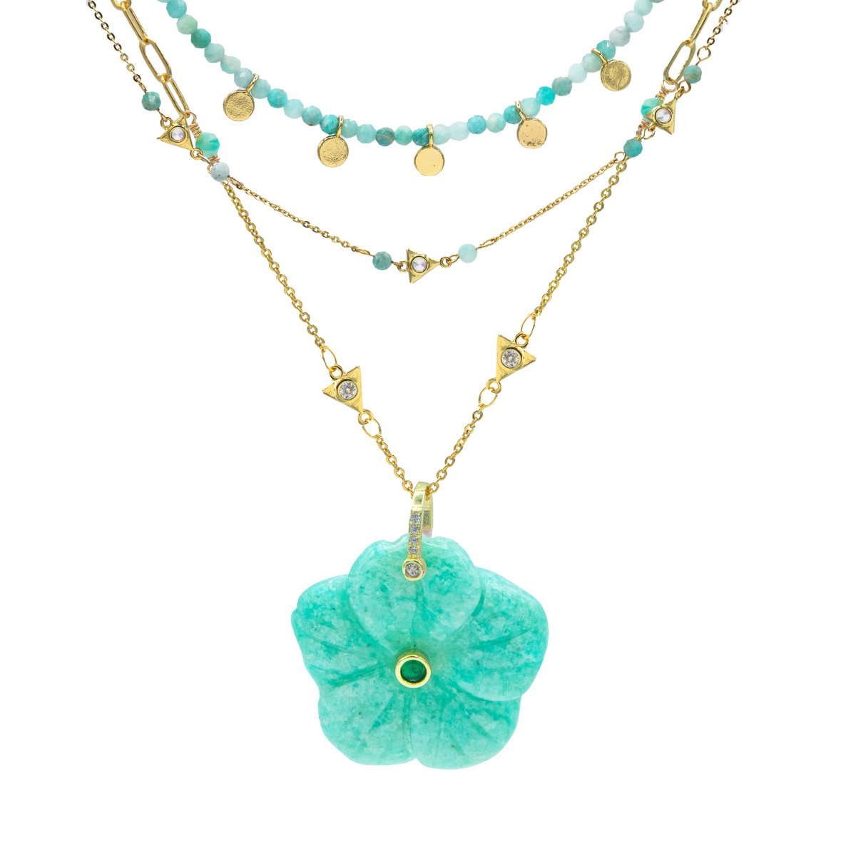 Garden Bloom Layer Necklace