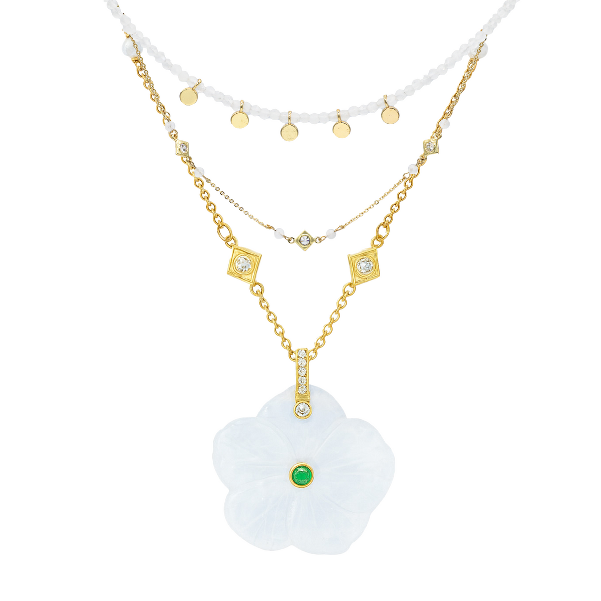 Garden Bloom Layer Necklace