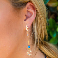 Royal Blue Night Earrings