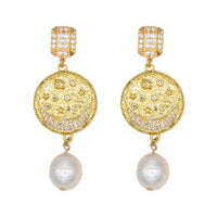 Celestial Pearl Earrings