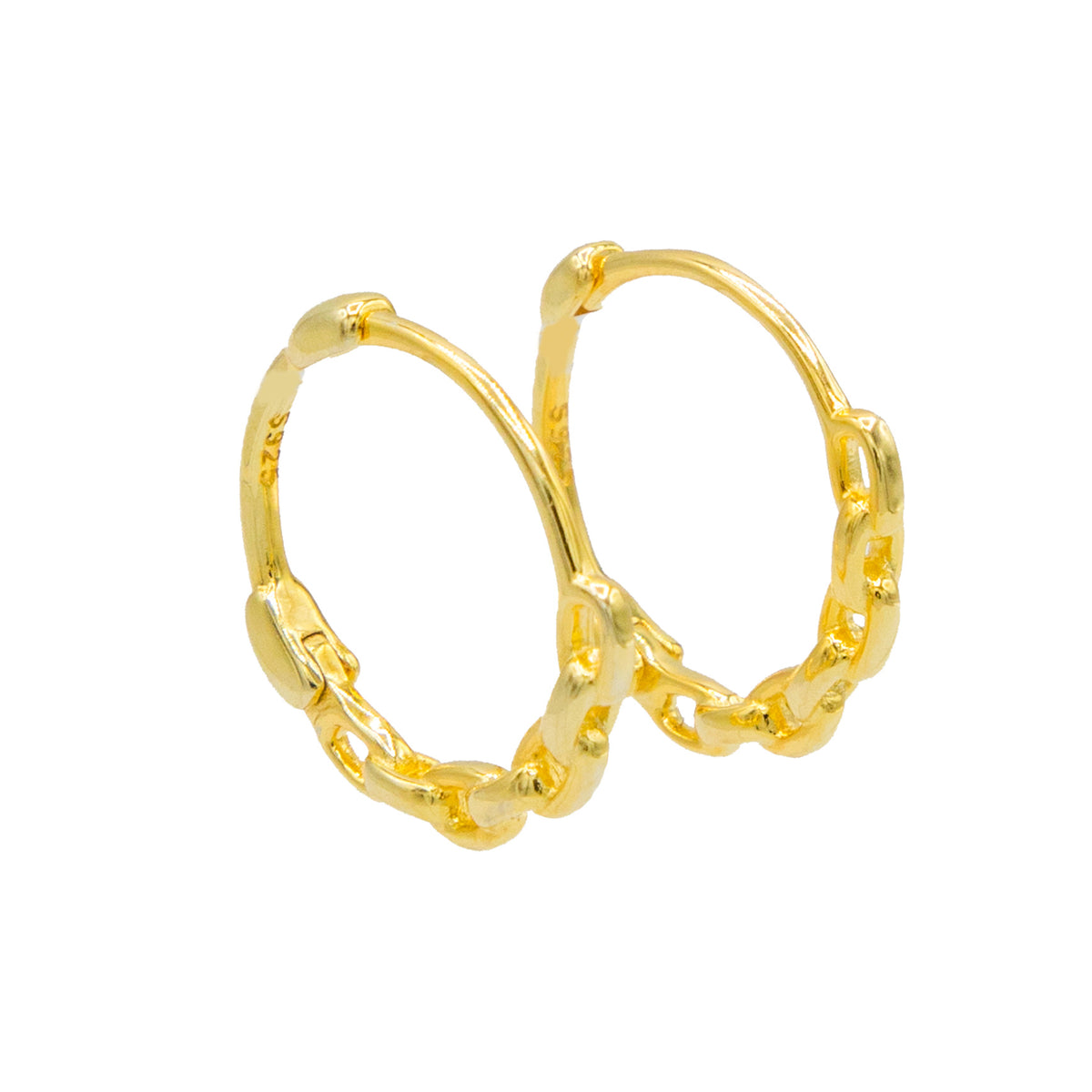 Chain Huggie Earrings