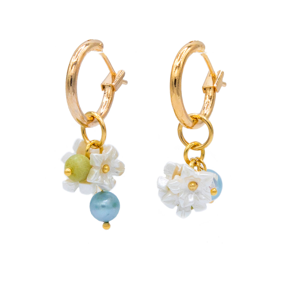 Bouquet Huggie Earrings