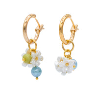 Bouquet Huggie Earrings