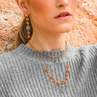 Ethereal Orange Earrings