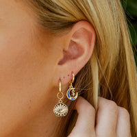 Good Luck Moon Huggies & Necklace Set