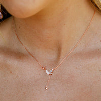 Dangling Butterfly Necklace