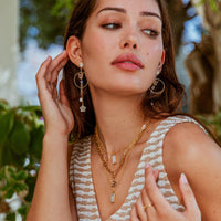 Mother of Pearl Zodiac Double-Sided Necklace