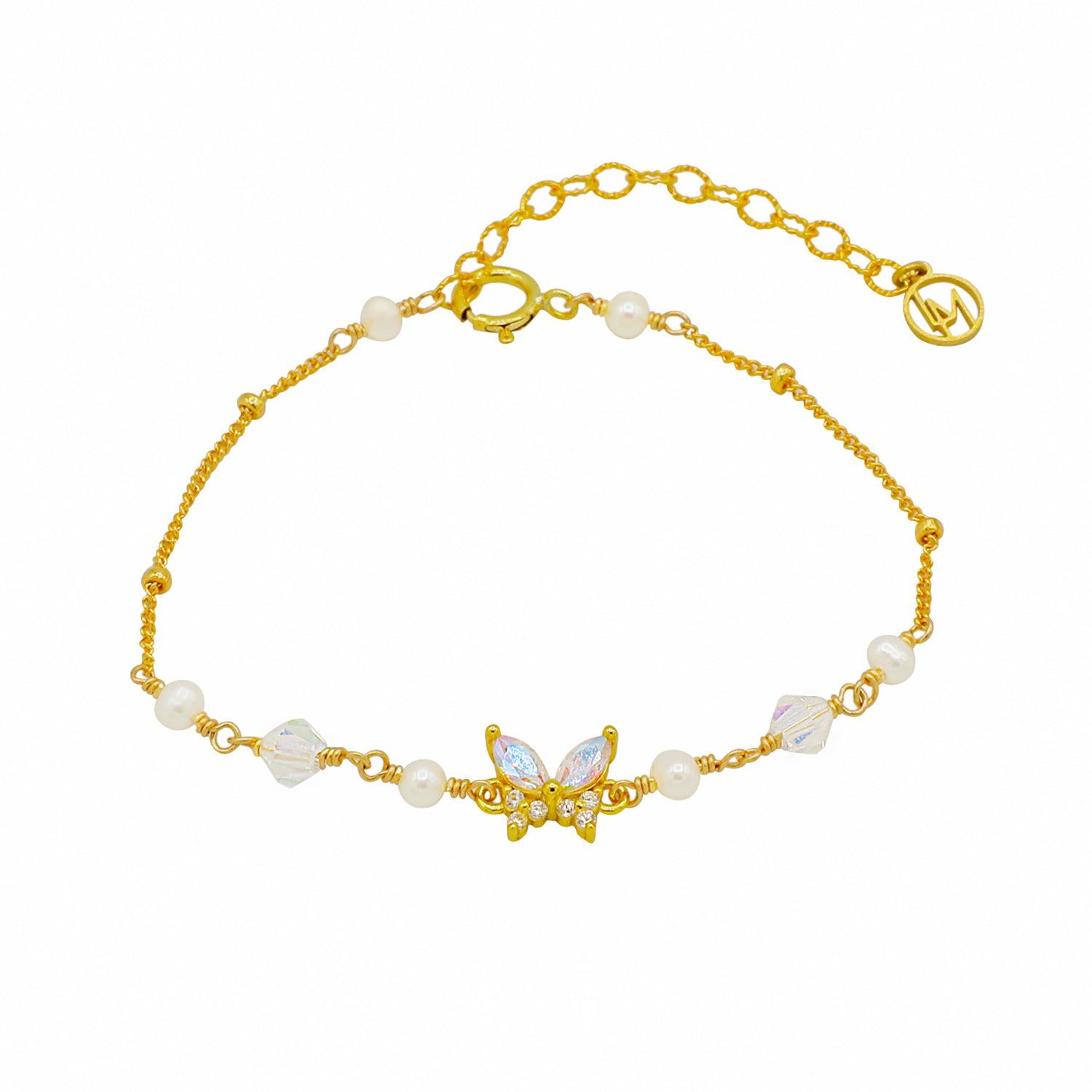 Buy Oxidised Chasing My Constant Endeavours Mini Butterfly Bracelet In 925  Silver from Shaya by CaratLane