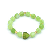 Spectrum Peridot Chalcedony Bracelet (Chain)