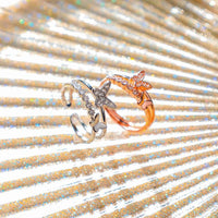 Double Butterfly Ring
