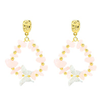 Spectrum Pink Aventurine Earrings