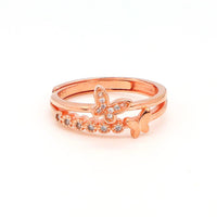 Double Butterfly Ring