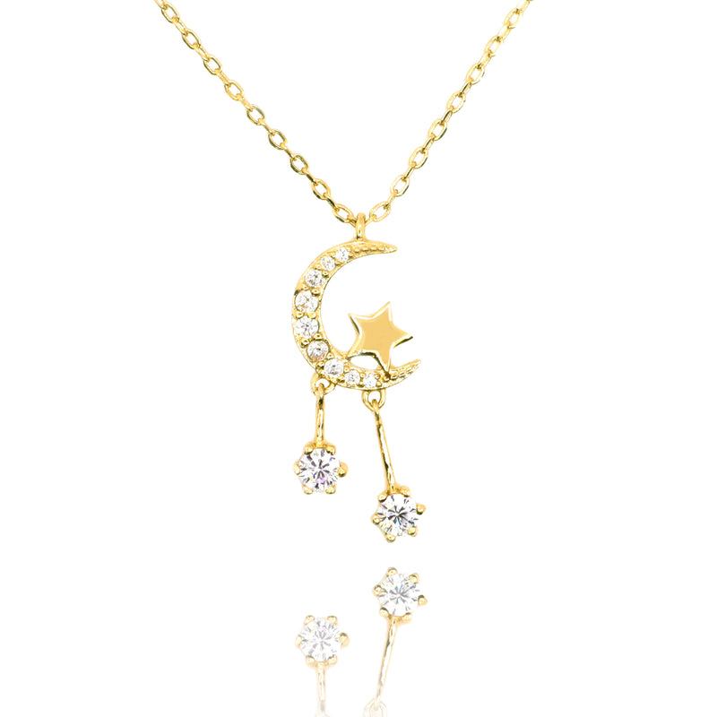 Luna & Star Pendant Necklace