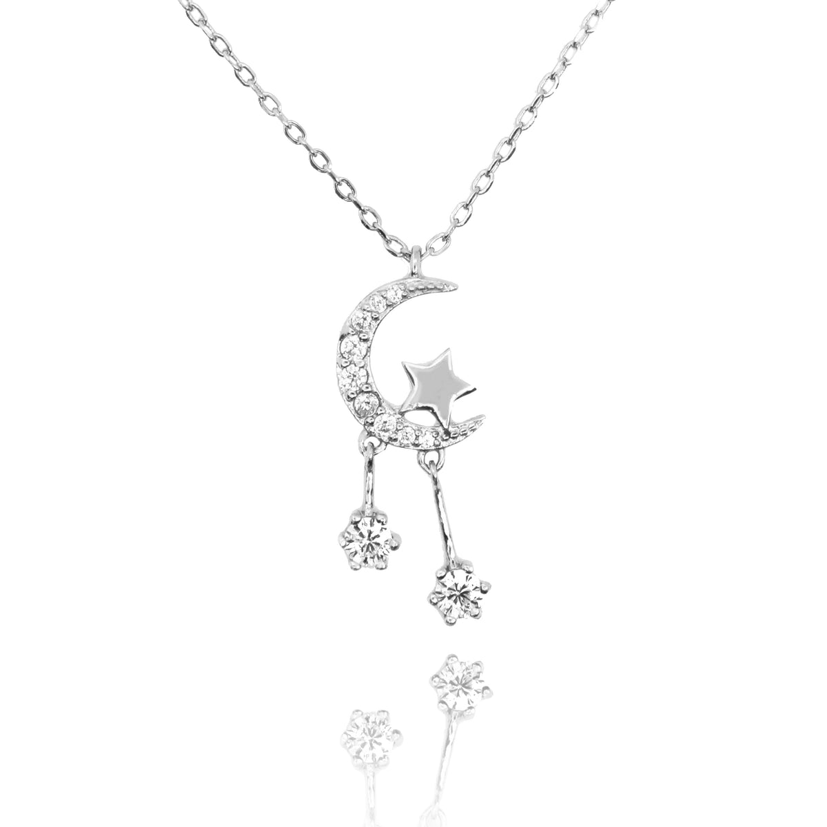 Luna & Star Pendant Necklace