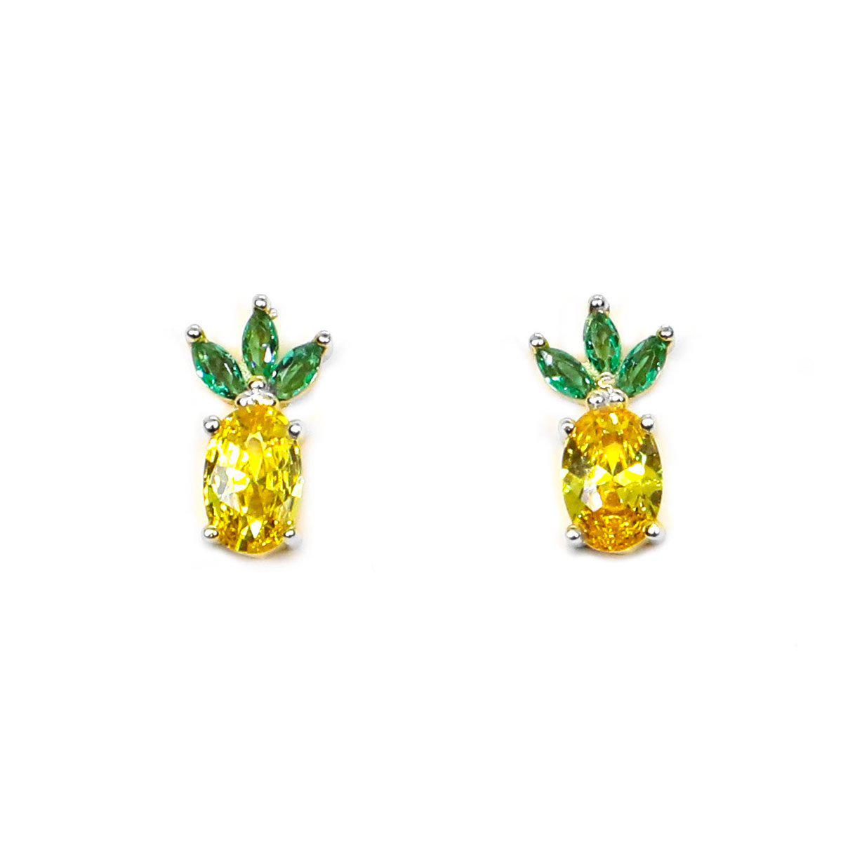 Pineapple Earrings – La Meno