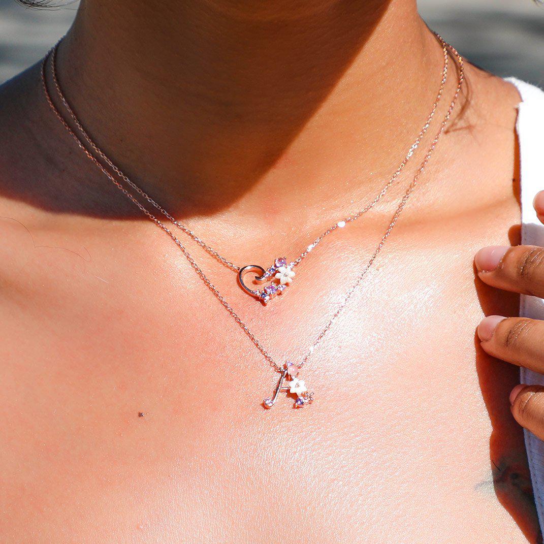 Floral Heart Necklace