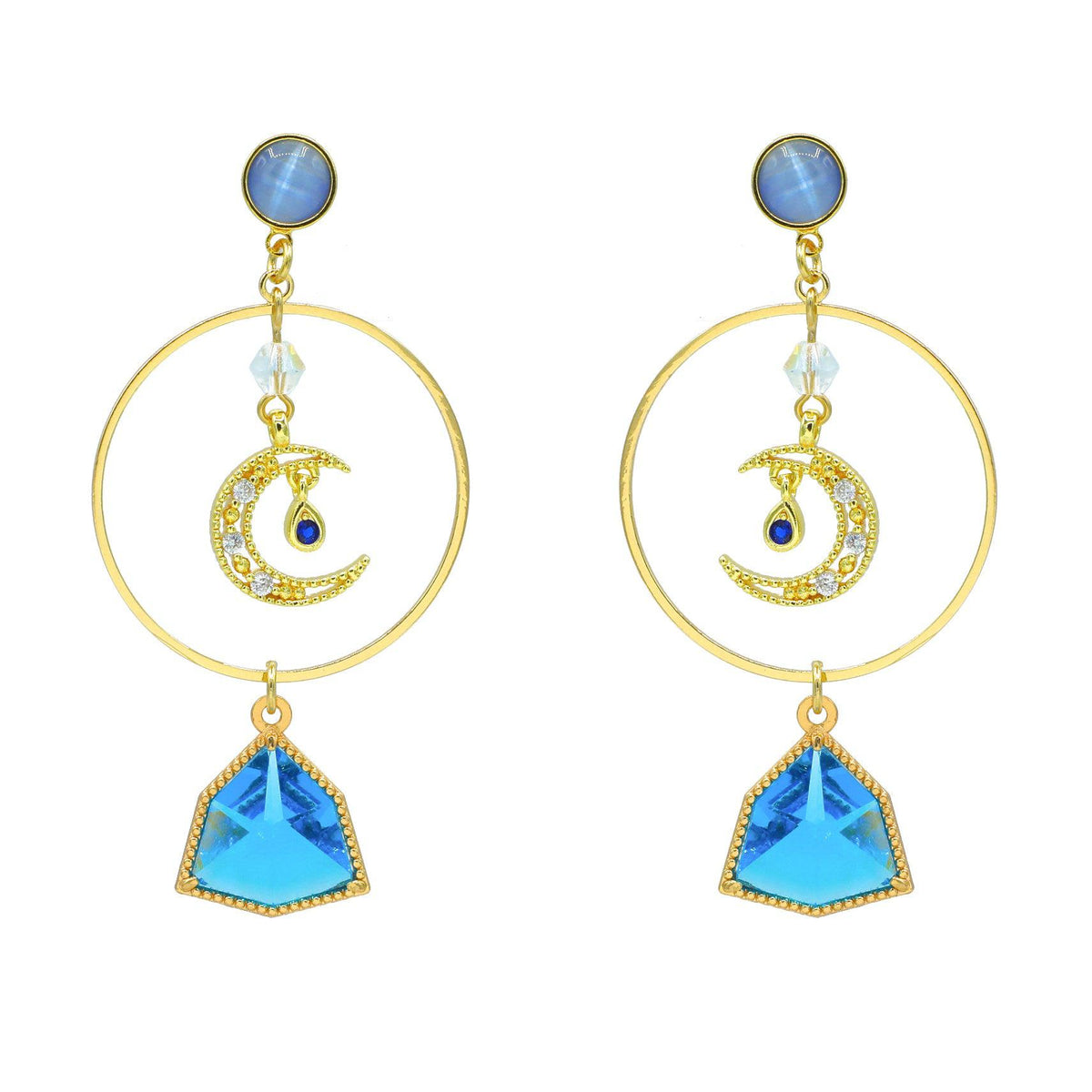 Blue Moon Earrings