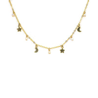 Moon & Star Necklace