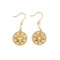 Golden Coin Earrings
