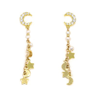 Moon & Star Earrings