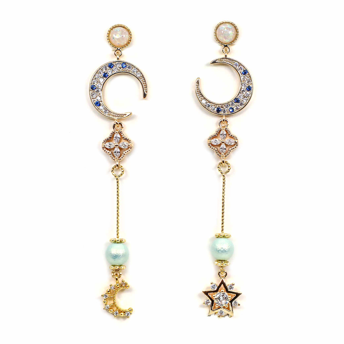 Precious Moon Earrings