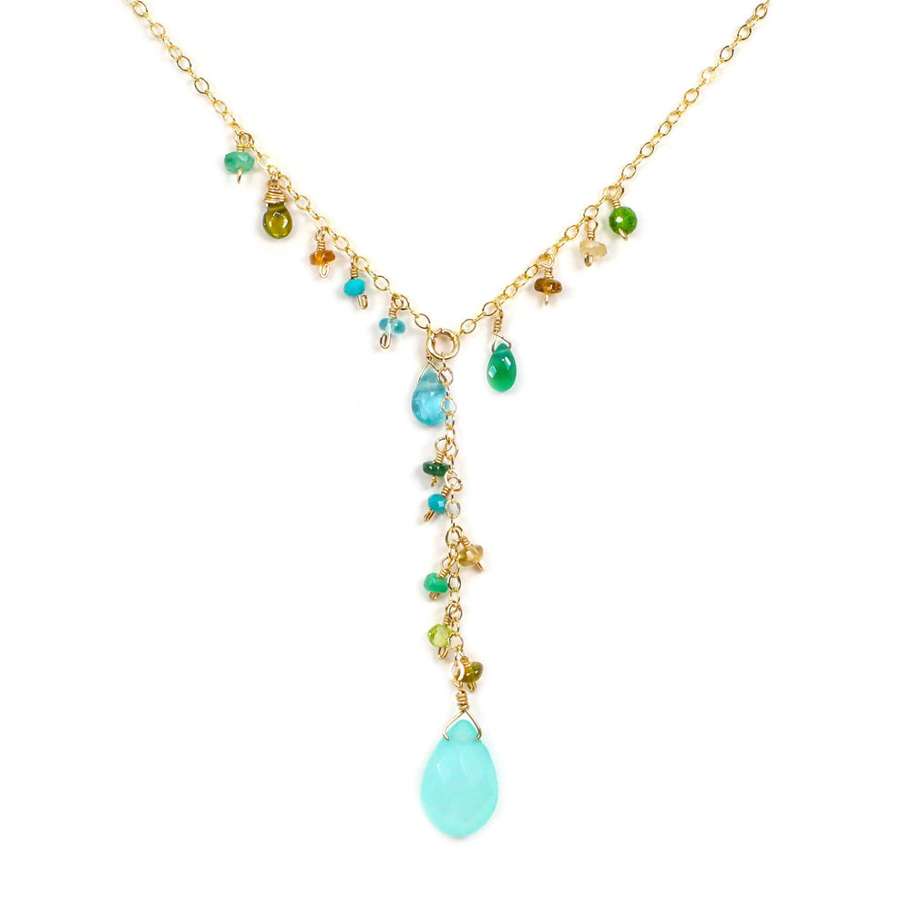 Luxe Treasure Necklace Gradiant
