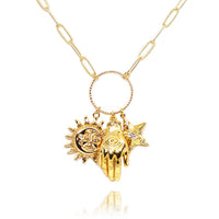 Three Charm Necklace