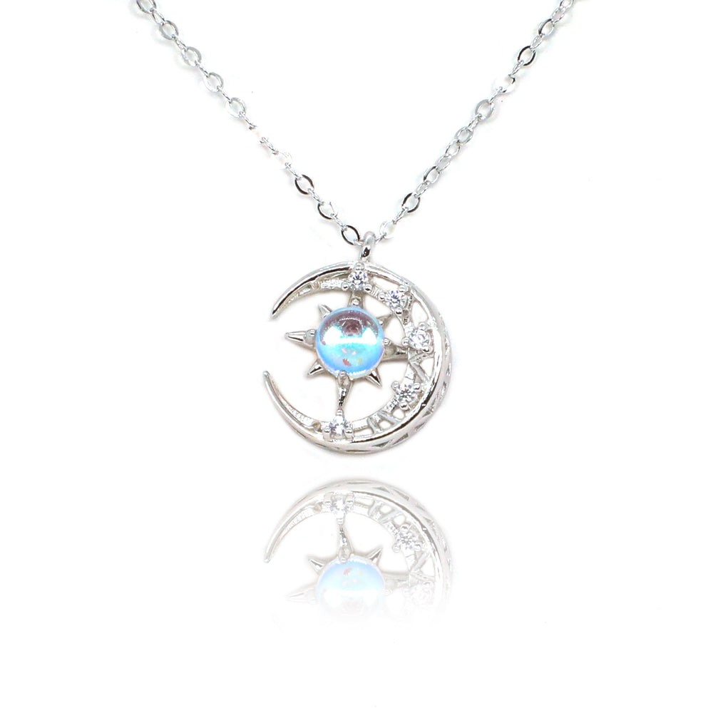 Moon &amp Sun Necklace