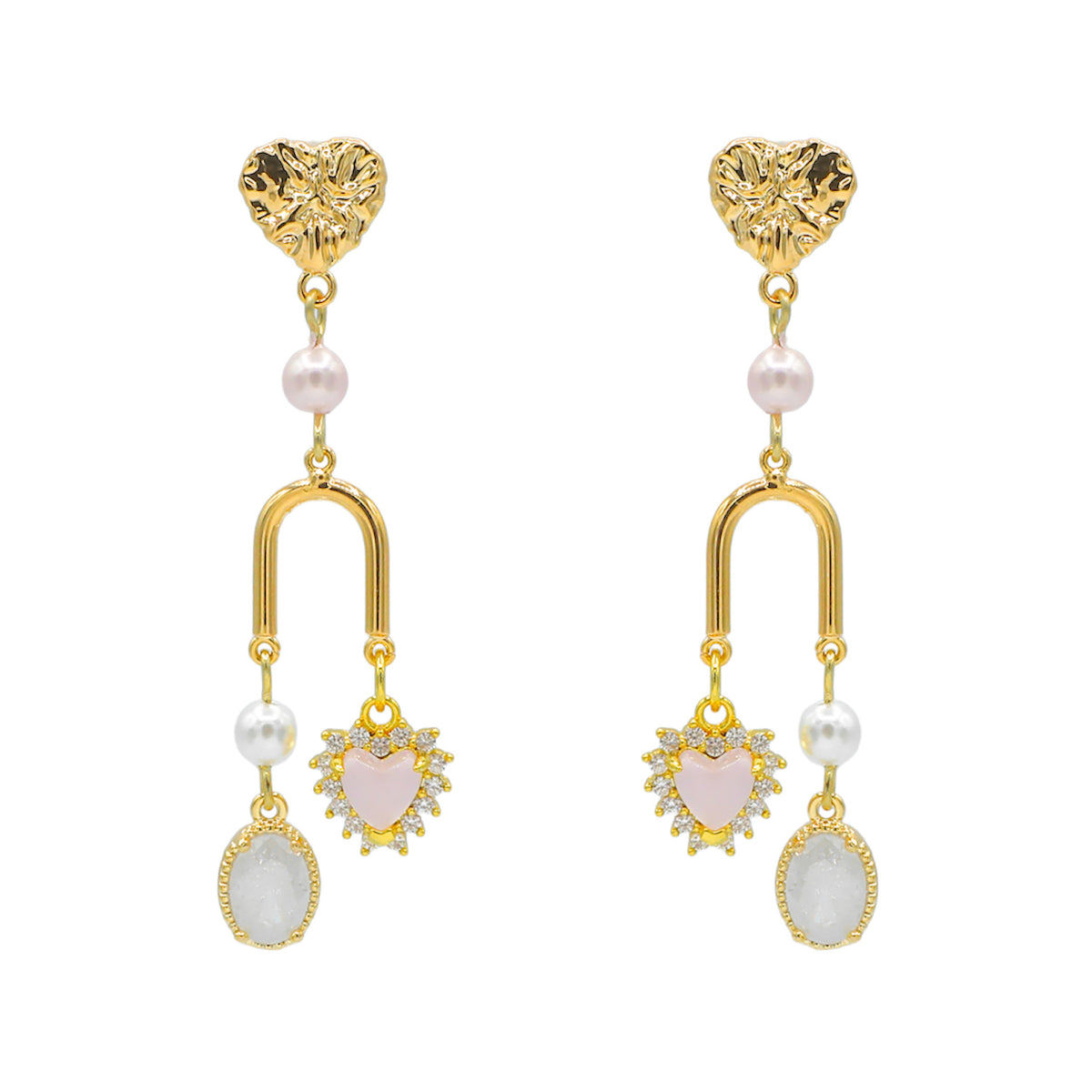 Sparkly Love Earrings