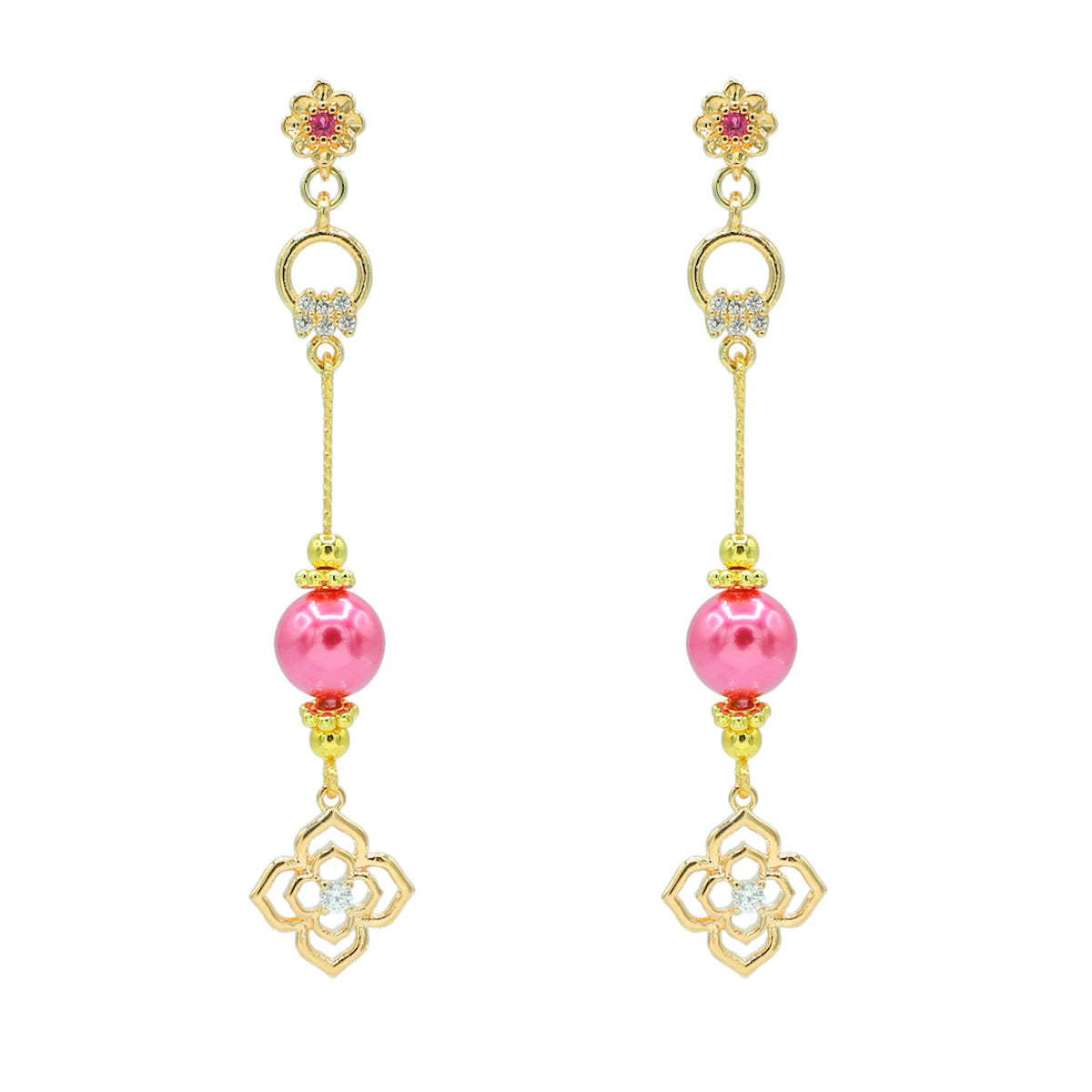 Playful Pink Earrings